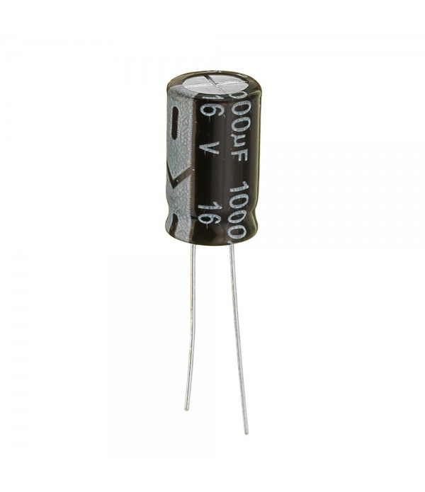 10Pcs 1000uF 16V 105C Radial Electrolytic Capacitor 10x16mm