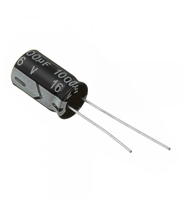 10Pcs 1000uF 16V 105C Radial Electrolytic Capacitor 10x16mm