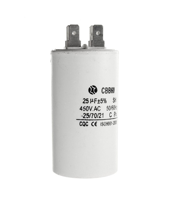 CBB60-25UF 450VAC 50Hz/60Hz Starting Gasoline Generator Power Capacitor CQC