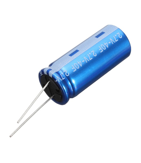 6Pcs/Pack 18*41mm 2.7V 40F Cylindrical Super Farad High Power Supercap Ultra Capacitor