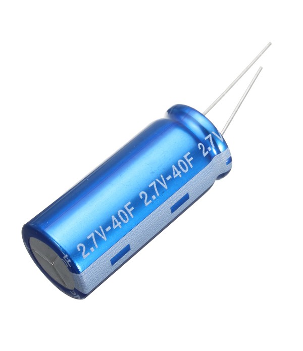 6Pcs/Pack 18*41mm 2.7V 40F Cylindrical Super Farad High Power Supercap Ultra Capacitor