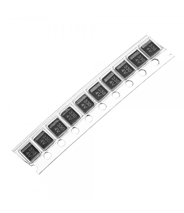 10pcs NEC NRB337M004R8 4V 330UF SMD Tant...