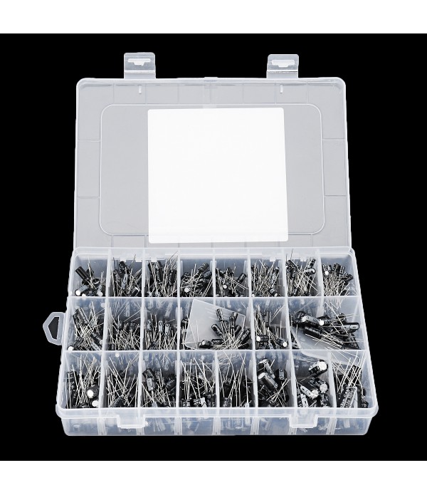 500PCS Electrolytic Capacitor Assortment Box Kit