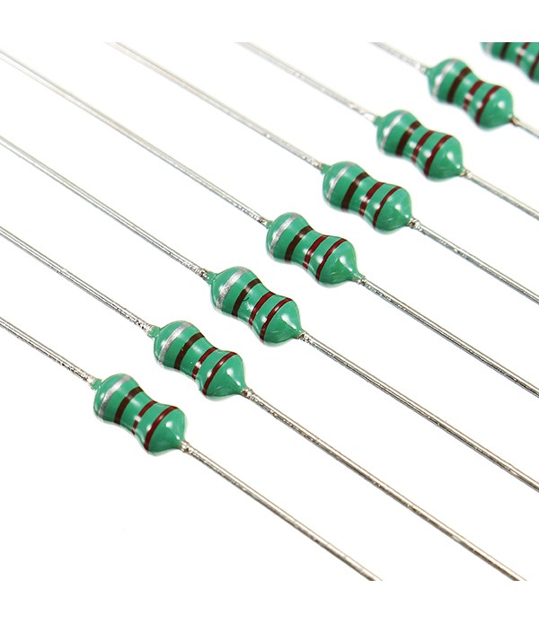 1/4W 1UH-1MH 1200pcs 12 Values 0307 Color Ring Inductor Pack Commonly Used Color Code Inductor 100pcs Each Value