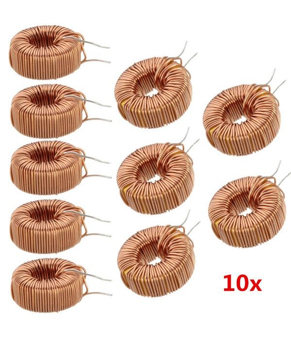 10Pcs 330UH 3A Toroid Core Inductor Wire...