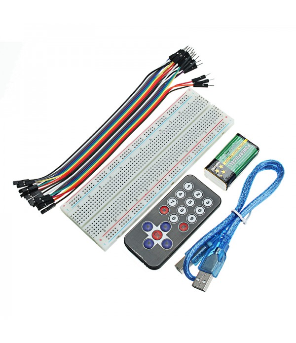 UNO R3 Super Starter Kit LCD1602 Breadboard Power Supply Board Buzzer