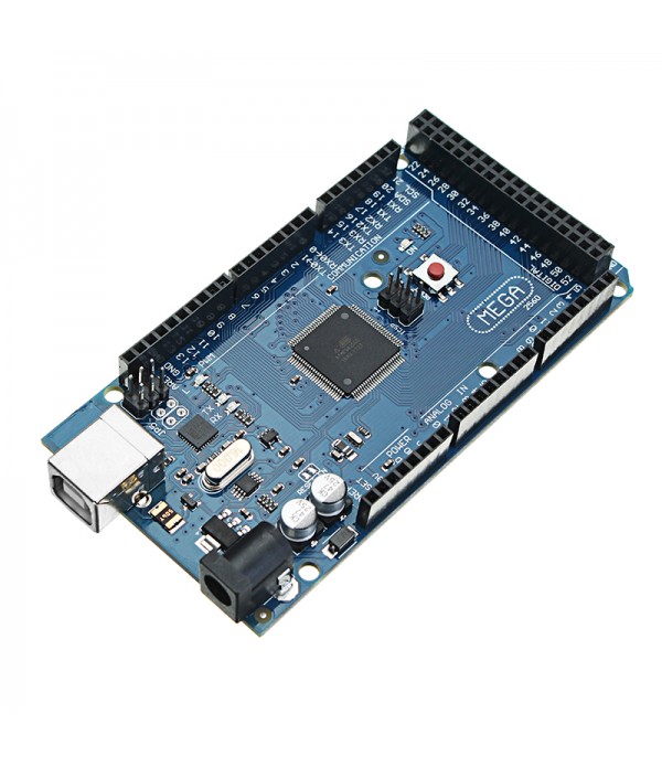 MEGA2560 R3 Microcontroller With Prototype Board + L293D Motor Drive Shield