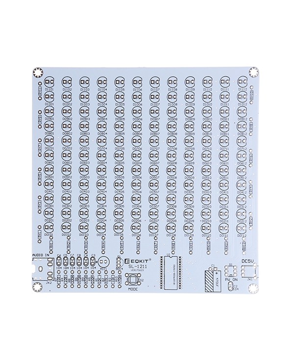 12*11 Audio Spectrum Level Indicator Kit Voice Activated Spectrum