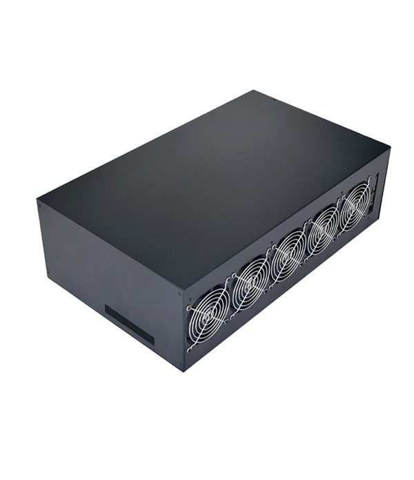 Crypto Coin Open Air Miner Mining Frame Rig Graphics Case For 9 GPU ETH BTC