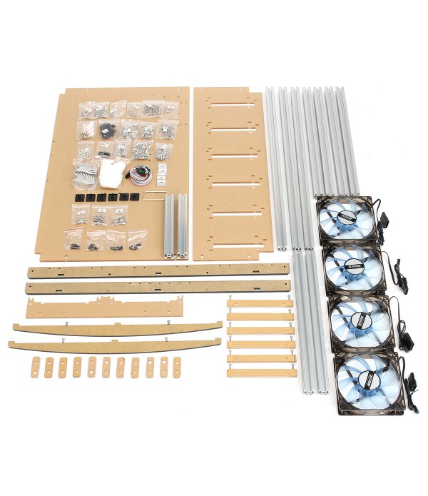 Aluminum Open Air Mining Rig Stackable F...