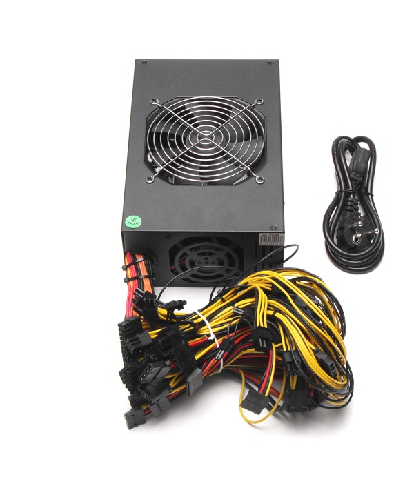 2000W Switching Power Supply for Ethereum S9 S7 L3 Rig Mining 170-240V for Bitcoin Miner