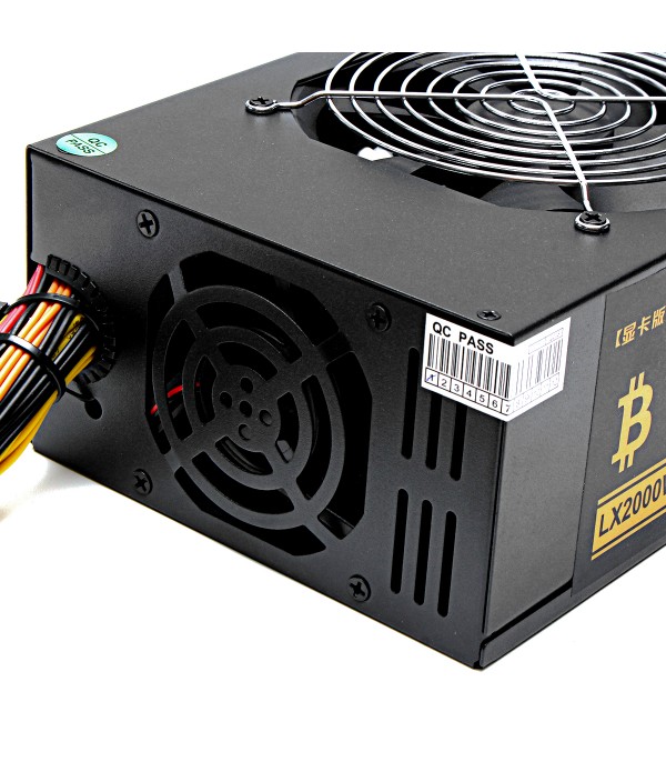 2000W Switching Power Supply for Ethereum S9 S7 L3 Rig Mining 170-240V for Bitcoin Miner