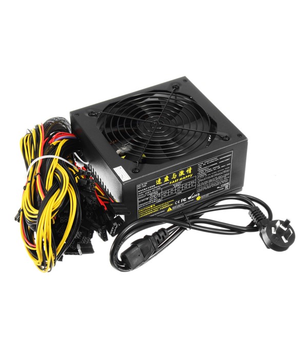 220V 1100W Mining Power Supply ETH Ether...