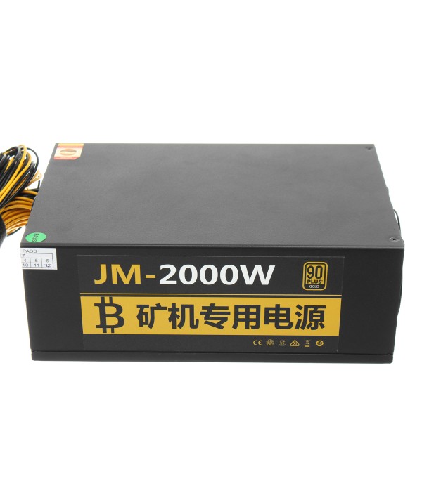 220V 2000W Coin Miner Power Mine Chassis Power Supply Miner Mining Rig Machine S7 S9 L3+ D3 R4