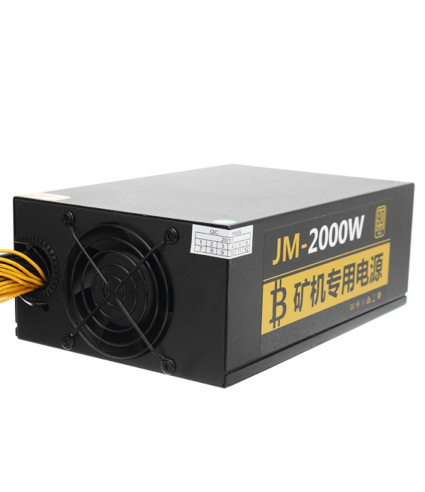 220V 2000W Coin Miner Power Mine Chassis Power Supply Miner Mining Rig Machine S7 S9 L3+ D3 R4