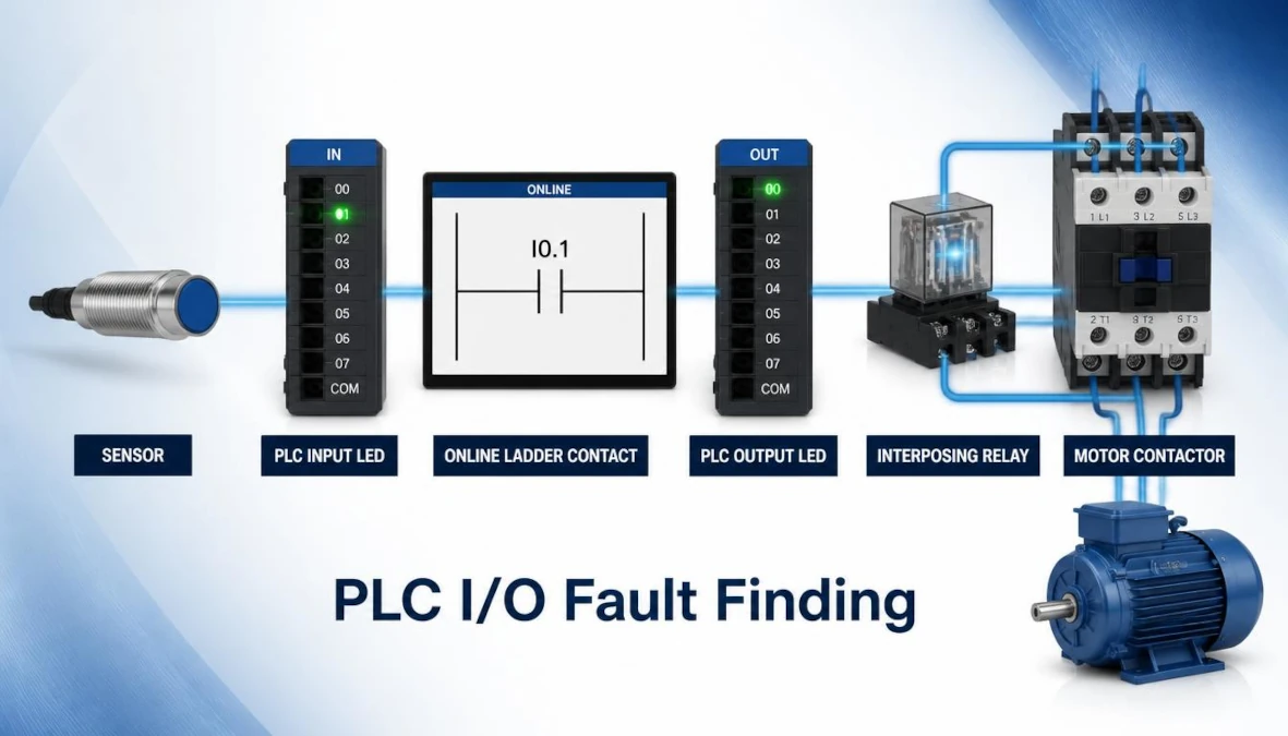 PLC Input and Output Troubleshooting PLC input and output troubleshooting from field device to program logic