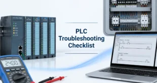 PLC troubleshooting checklist for industrial automation faults